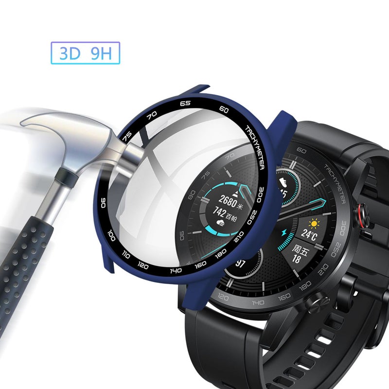 Applicable Honor Magic2 46Mm Protective Case All-Inclusive Pc Tempered Film Shell Film Integrated Honor 2 Watch Protective Case - Image 2