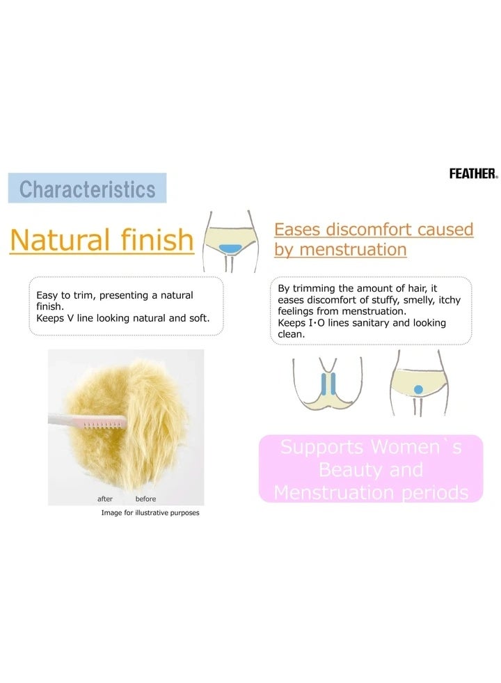 Feather Piany Vio Feminine Care Body Hair Trimmer for Delicate zone - Image 5