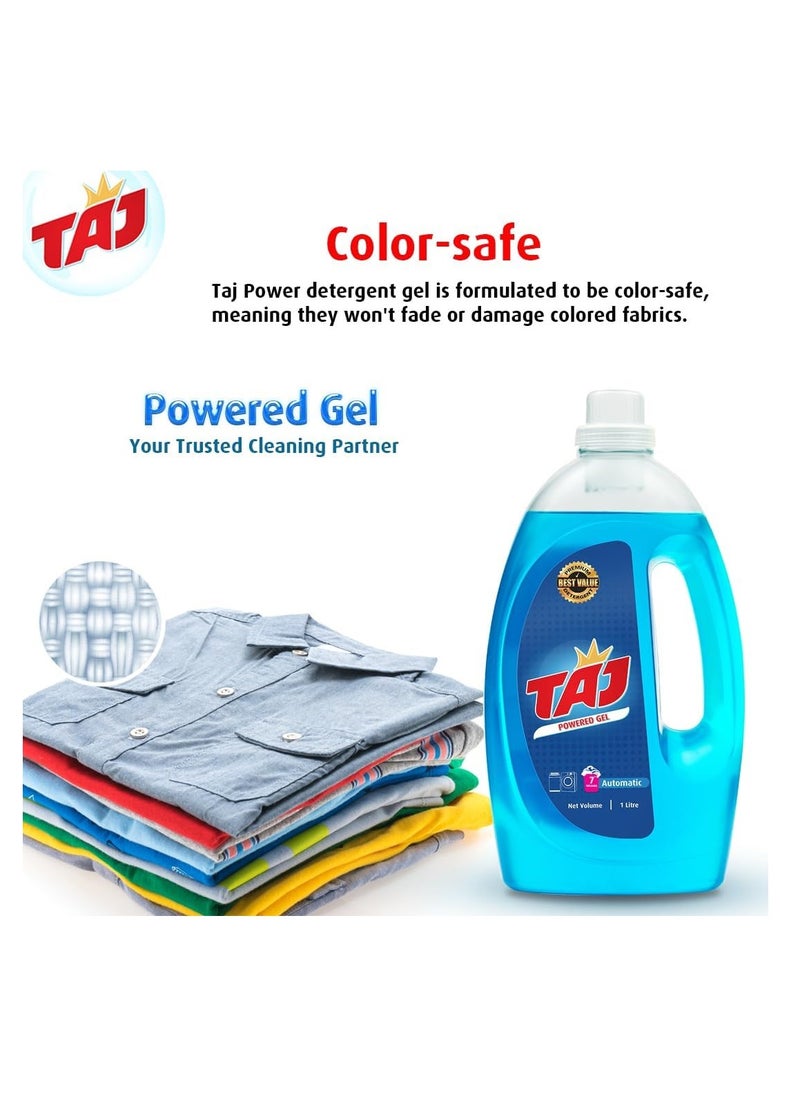 TAJ Taj Liquid Detergent 3 Liters – Powerful Stain Removal, Fresh Scent, Eco-Friendly Formula for All Fabrics  - Image 4