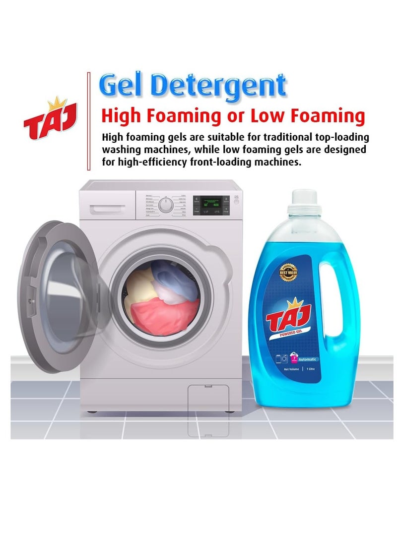 TAJ Taj Liquid Detergent 3 Liters – Powerful Stain Removal, Fresh Scent, Eco-Friendly Formula for All Fabrics  - Image 5