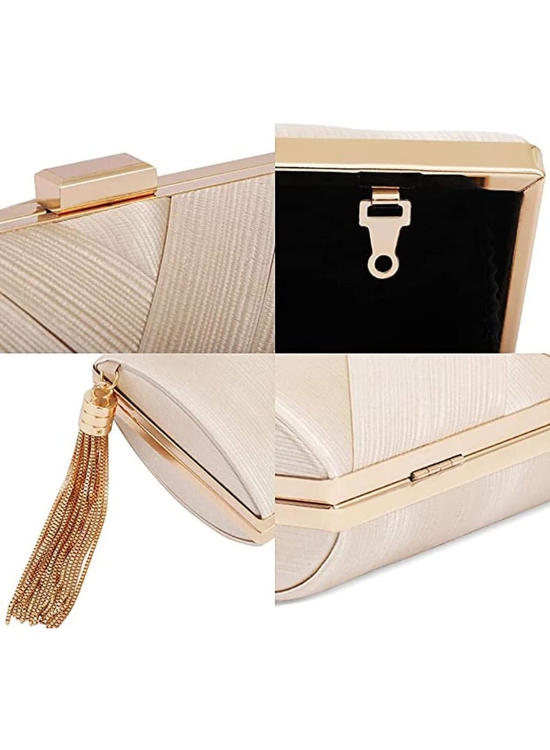 SOLARAE Womens Evening Clutch Bag Designer Evening Handbag, Lady Party Clutch Purse - Image 4