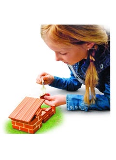 Teifoc Small Family House 35 pieces Brick Construction Set Toy STEM Building Kit with Real Bricks and Mortar Made in Germany TEI 1024  - Image 4
