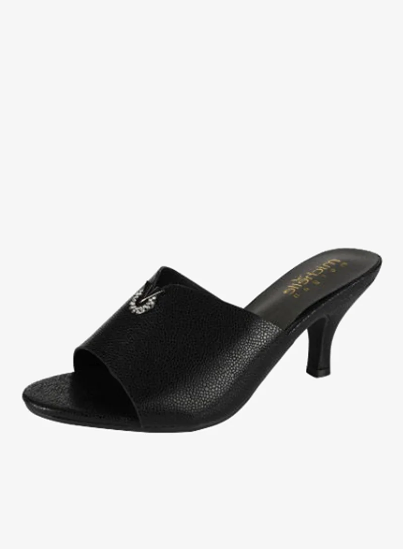 Michelle Morgan Black Michelle Morgan Ladies Kitten Heel 213RC001 Black for Women | Best Price UAE