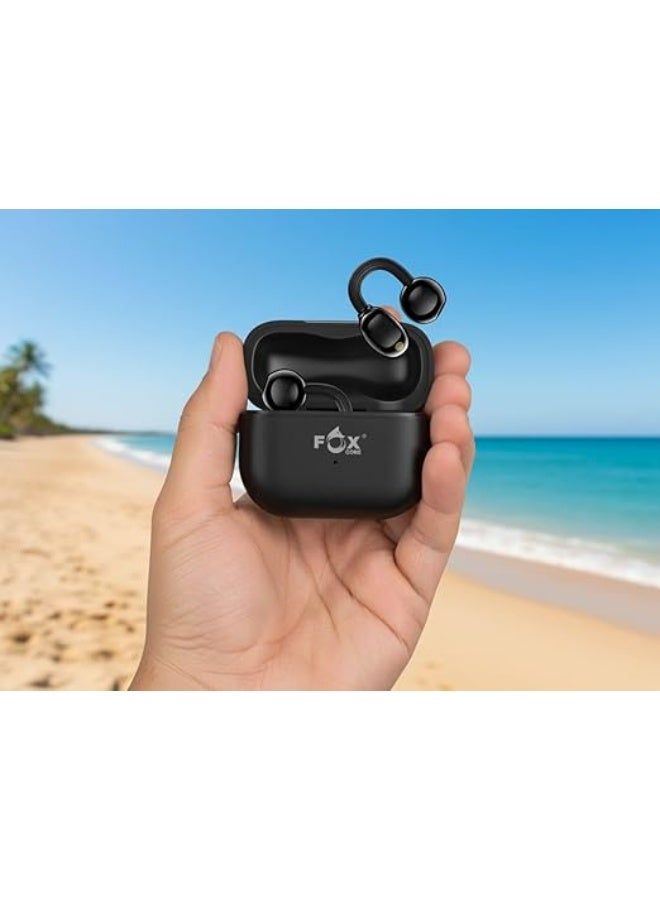 Fox ClipBuds Pro Wireless Bluetooth Earbuds with Noise Cancellation, Ear Clip, Bluetooth 6.0 Connectivity, High-Definition Sound, and 6 Clear Microphones (Fox Core) - Image 2
