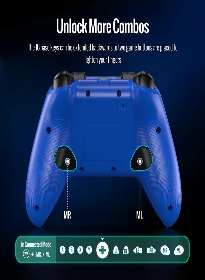 BETMI for Xbox Controller Compatible with Xbox One, Xbox Series X/S, Xbox One X/S,PC,Wireless Gaming Controller with 2.4GHz Wireless Adapter/Dual Vibration/Turbo/Marco Function - Image 5