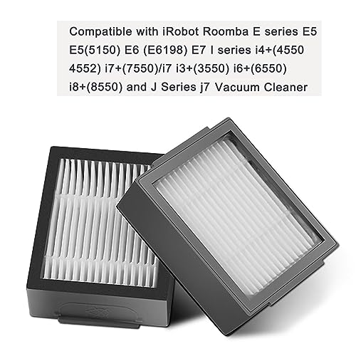 Rjnlsc 16 Pack Roomba Filters Replacement Parts Compatible with iRobot Roomba i7 i7+/plus J7 i3 i3+ i4+ i5 i5+ j5 j5+ i2 i2+ i1 i1+ i4 i6 i6+ i8 i8+ E5 E6 E7 I & J & E series Robotic Vacuum Cleaner - Image 5