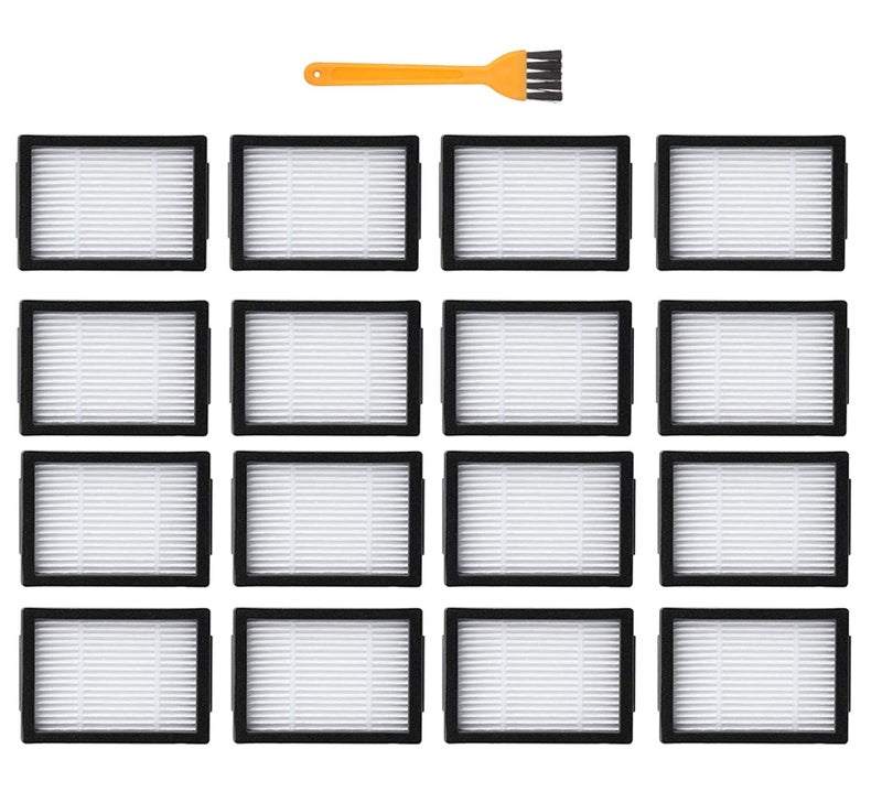 Rjnlsc 16 Pack Roomba Filters Replacement Parts Compatible with iRobot Roomba i7 i7+/plus J7 i3 i3+ i4+ i5 i5+ j5 j5+ i2 i2+ i1 i1+ i4 i6 i6+ i8 i8+ E5 E6 E7 I & J & E series Robotic Vacuum Cleaner - Image 1