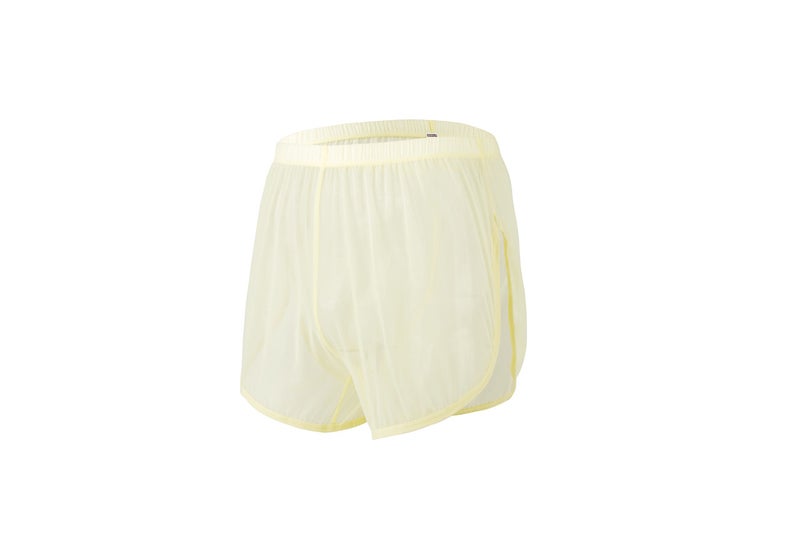 ZONBAILON Men's Ultra Sheer Mesh Lounge Shorts, 84% Nylon 16% Spandex See-Through Breathable Sleep Boxer Shorts, Elastic Waist Loose Split Side Sleepwear Sizes M-3XL - Image 1