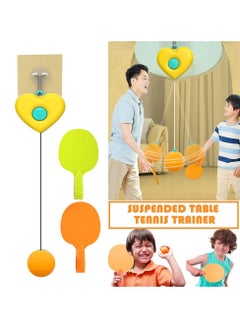 SYOSI Indoor Hanging Table Tennis Trainer, Portable Table Tennis Exerciser Hanging Pingpong Balls Training Sparring Device For Kids To Improve Hand-Eye Coordination  - Image 2