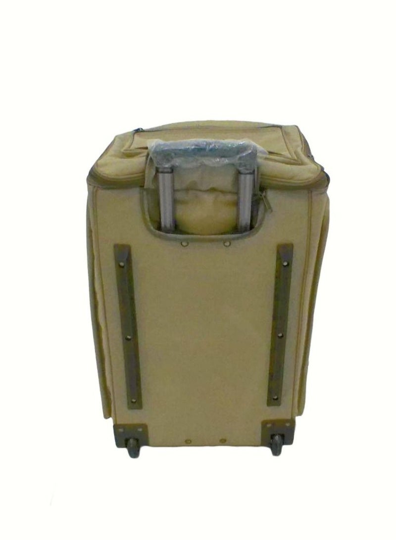 Albawadi Camping Luggage Bag Multi Layer Travel Packing Bag with Trolley Wheels - Image 5