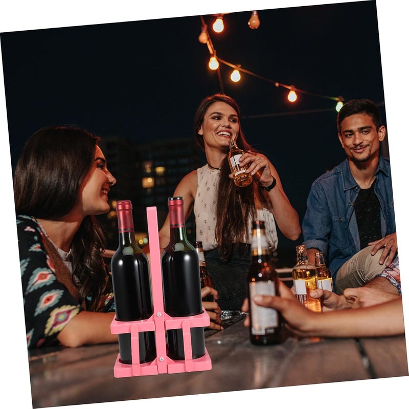 ABOOFAN Foldable Drink Carrier with Sturdy Handle Reusable Beer Bottle and Wine Carrier for Home Bar Restaurant and Camping Convenient Bottle Capacity - Image 4