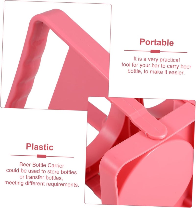 ABOOFAN Foldable Drink Carrier with Sturdy Handle Reusable Beer Bottle and Wine Carrier for Home Bar Restaurant and Camping Convenient Bottle Capacity - Image 3