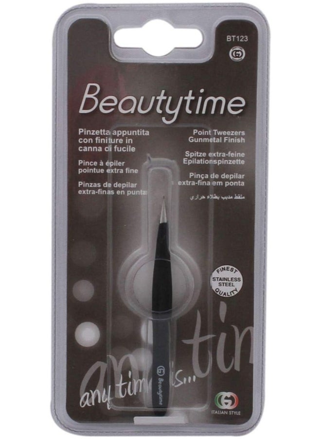 Beautytime Point Tweezers, Bt123, Stainless Steel  - Image 2