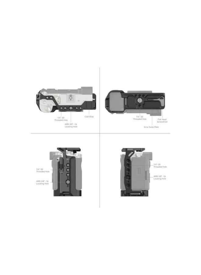 SMALLRIG قفص SmallRig لكاميرا سوني ألفا 7C 3081B - Image 5