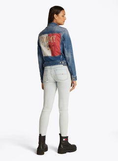 TOMMY JEANS Pocket Detail Denim Jacket  - Image 4