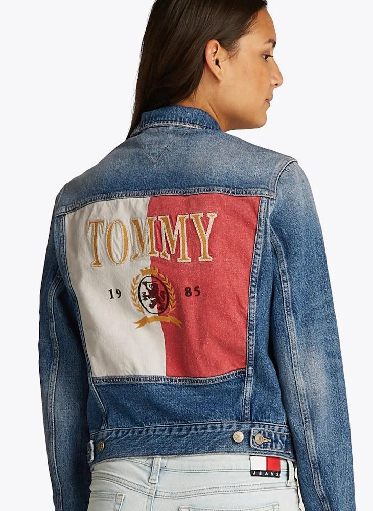 TOMMY JEANS Pocket Detail Denim Jacket