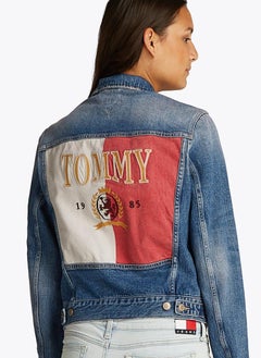 TOMMY JEANS Pocket Detail Denim Jacket  - Image 2