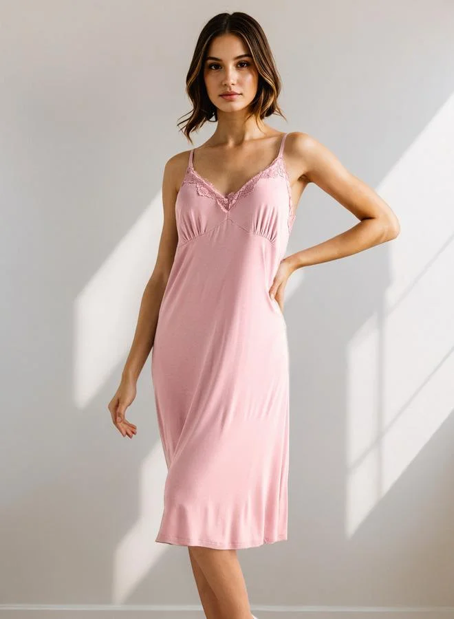 سبلاش فيڤ فستان سليب بدانتيل مع روب