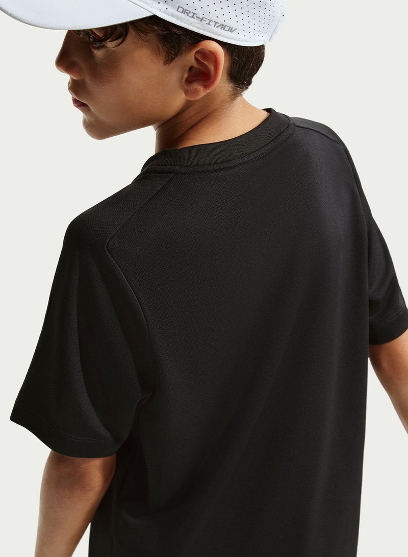 Nike DRI- FIT MULTI SS TOP HBR - Image 3