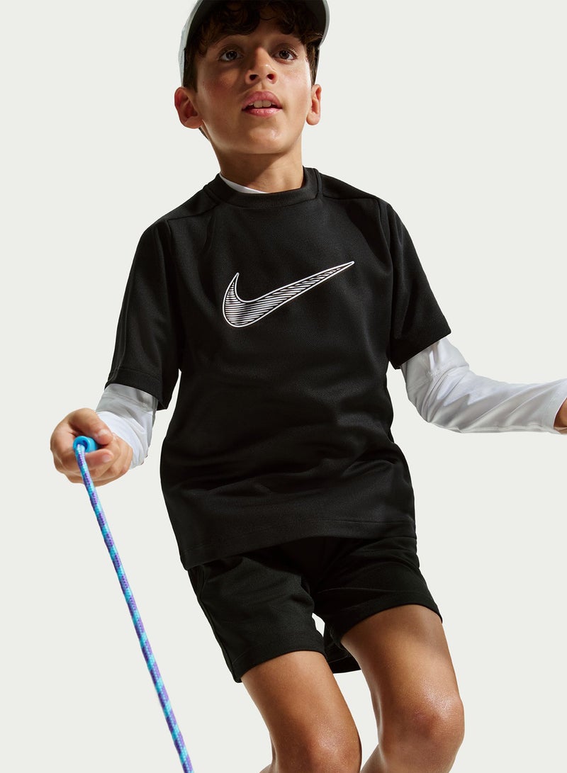 Nike DRI- FIT MULTI SS TOP HBR - Image 4