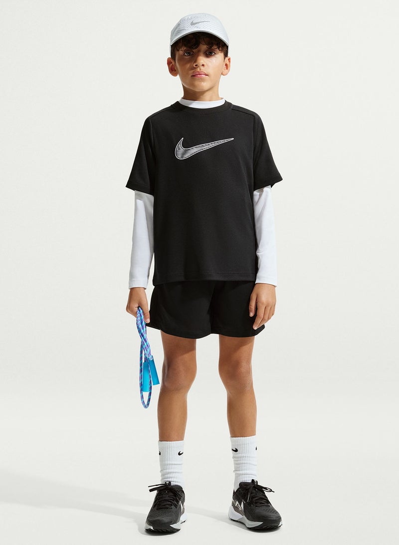 Nike DRI- FIT MULTI SS TOP HBR - Image 1