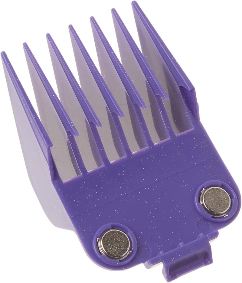 Andis 01415 Master Dual Magnet Large Comb Set - High-Grade Metal with 4 Sizes for Precision Grooming - Purple - Image 4