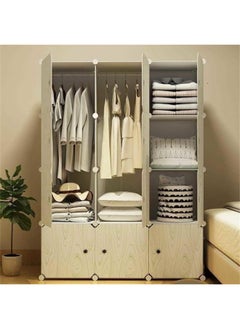 SUPAAR new Plastic Storage Cube Organizer Wardrobe Modular Cabinet with Doors for Clothes, Shoes, Toys new12 cube storage cabinet - pzsku/Z3834B3477FCC94505066Z/45/_/1737381369/b18b2b72-7aad-4a38-9349-2e152a66fae7