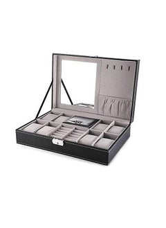 8+2 Jewelry boxes with mirror