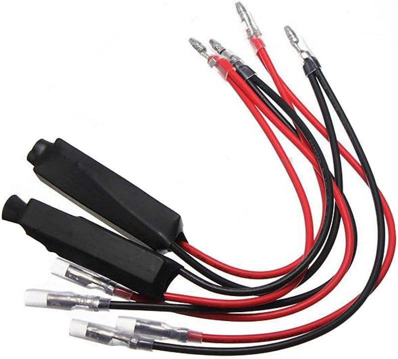 E Support 2 x Universal 12V Motorcycle Turn Signal LED Load Resistor Flash Blinker Fix Error - Image 4