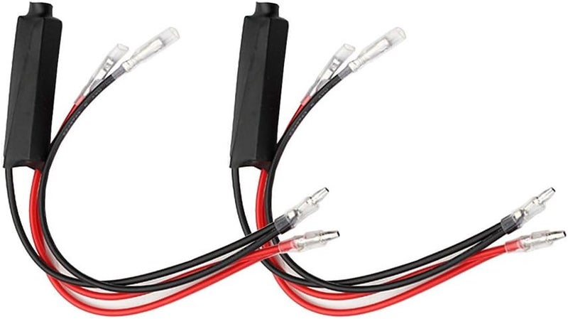 E Support 2 x Universal 12V Motorcycle Turn Signal LED Load Resistor Flash Blinker Fix Error - Image 1