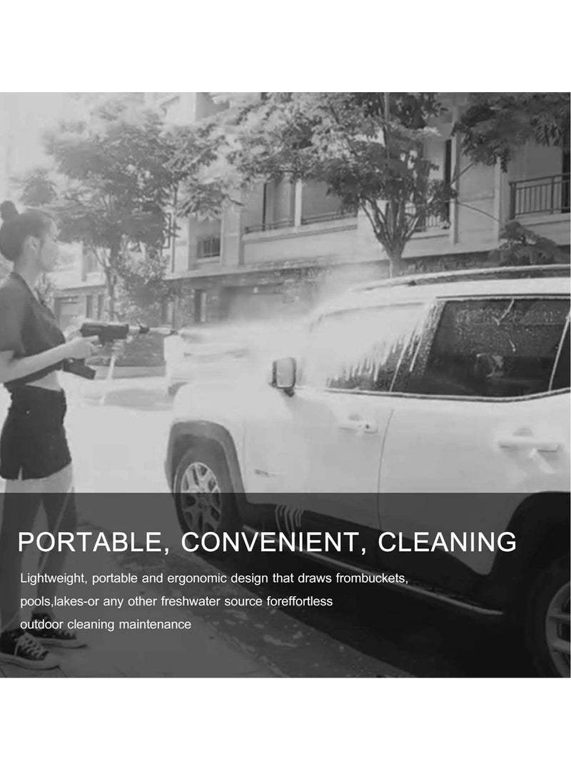 48 V Wireless High Pressure Car Wash Water Gun Portable High Pressure Washer Washing Auto Spray Garden Tool