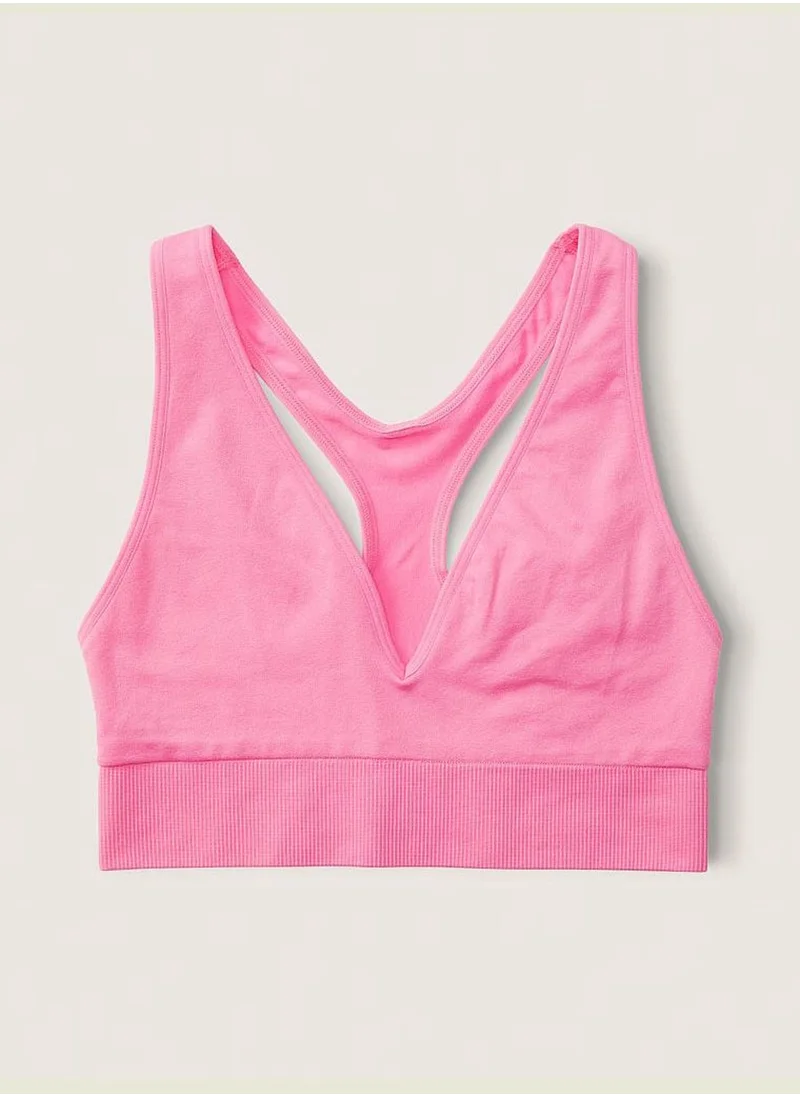 PINK Seamless Plunge Bralette