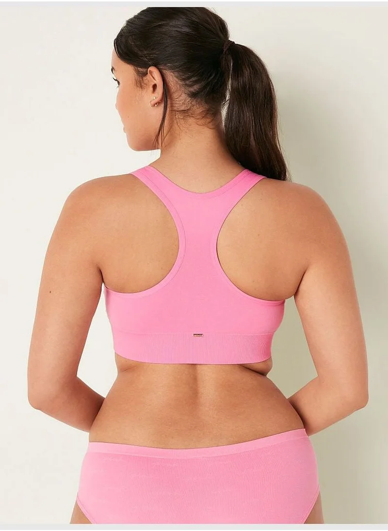 PINK Seamless Plunge Bralette