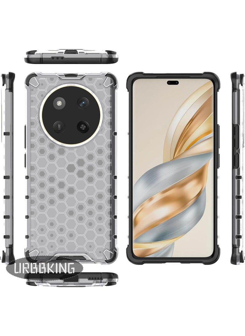 URBBKING Shock Absorption Bumper Reinforced Corner Ultra Slim Shockproof Protective For Honor X9c White  - Image 3
