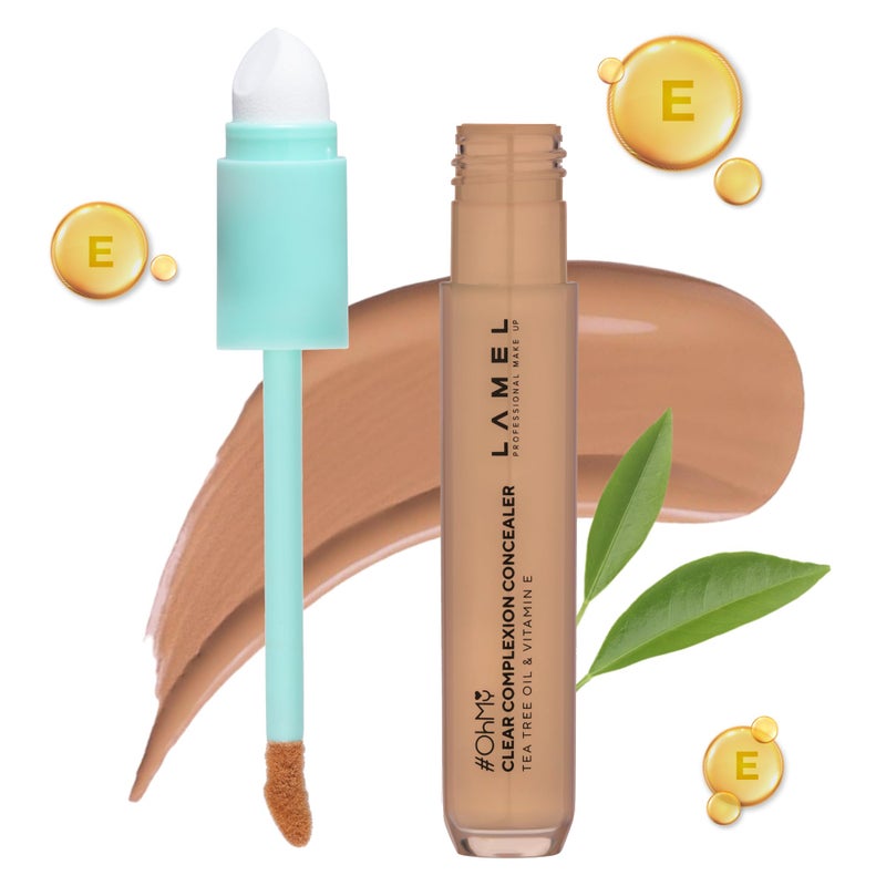 LAMEL OH my Clear Face Concealer  Vitamin E  Tea Tree Extract  Skin Care Moisturizing  Waterproof  AntiAging Formula  Brightening  Protection 404023 floz