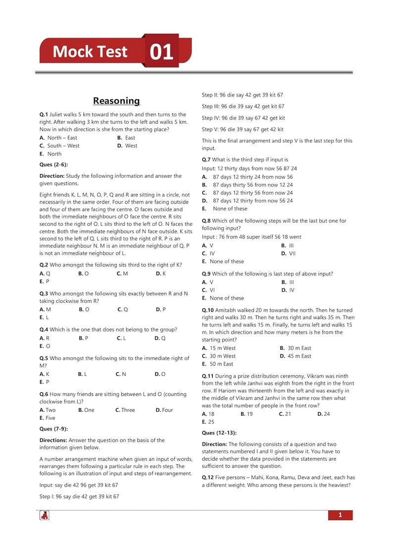 Nainital Bank Clerks and Management Trainees Recruitment Exam Book 2024 - 10 Full Length Mock Tests (Solved 2000 Questions) with Free Access To Online Tests  - Image 4