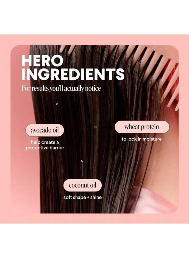 MONDAY MONDAY HAIRCARE Smooth Conditioner 12oz for Frizzy, Coarse, and Curly Hair, Made from Coconut Oil, Shea Butter, & Vitamin E, 100% Recyclable Bottles (354ml)