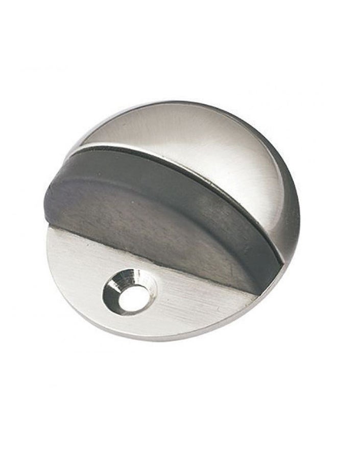 DANUBE HOME Milano Mcs Door Stopper Half Round 45mm x 25mm - Silver Door Hardware for Locks & Cylinders - Durable Door Stopper for Home & Office Use