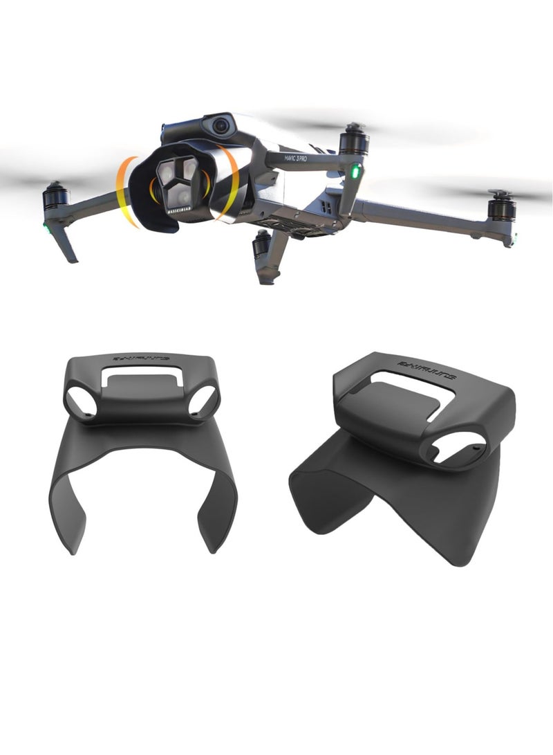 SOLARAE Anti-Glare Lens Sunhood Sunshade, Mavic 3 Pro Lens Hood, Lens Protective Cover Guard for DJI Mavic 3 Pro Drone Accessories - Image 2