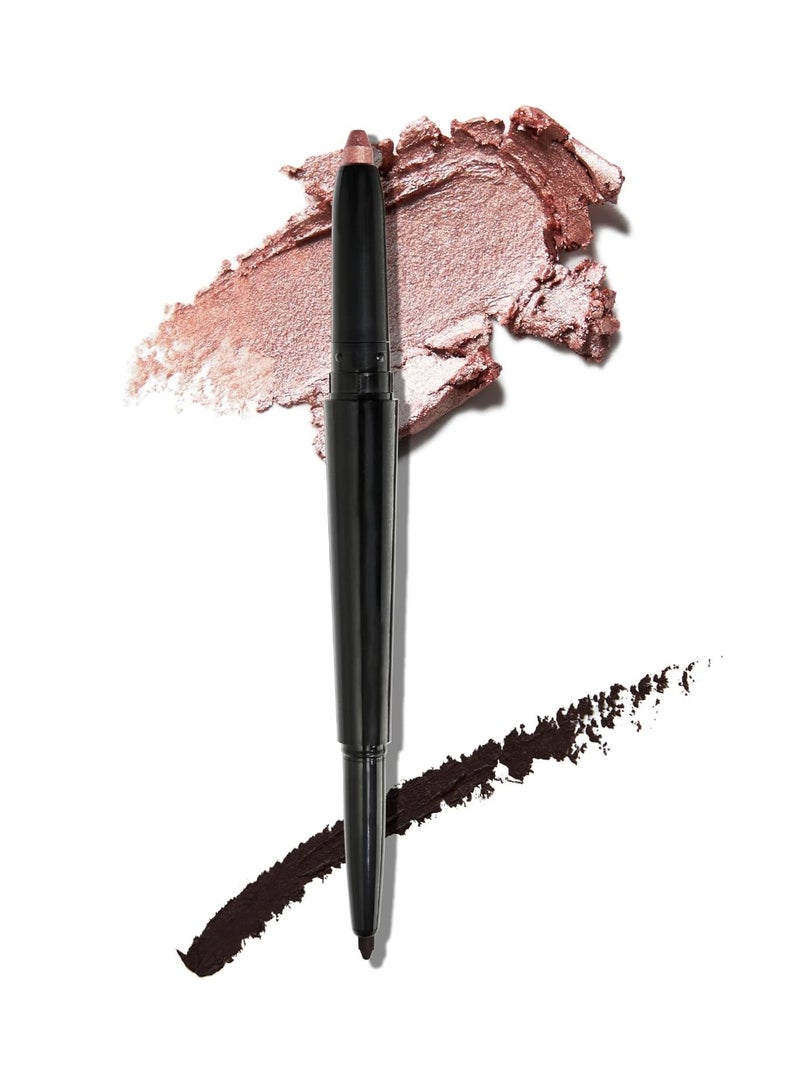 LAURA GELLER NEW YORK Swipe n Line Dual Ended Eyeshadow Eyeliner Classic Onyx Champagne Cream Eyeshadow and Smooth Glide Eyeliner  Waterproof and Crease free Color - Image 1