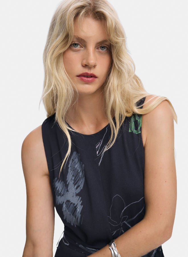 DESIGUAL Floral palazzo jumpsuit - Image 3