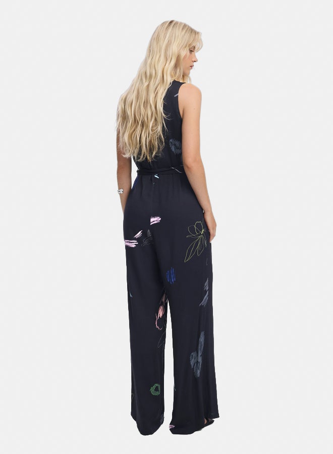 DESIGUAL Floral palazzo jumpsuit - Image 4