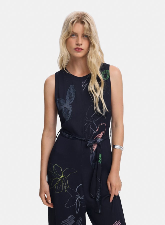 DESIGUAL Floral palazzo jumpsuit - Image 1
