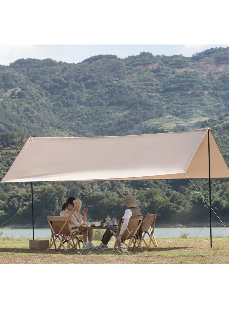 Yuwell Canopy Tent Pop Up Beach Tent For Outdoor Shades With Bag Outdoor Canopy Camping Tent Butterfly Shaped Waterproof Sunshade Canopy Waterproof Heavy Duty Commercial Canopy Tent For Parties Outdoor Tent Garden Gazebo Tent 3.5X5M  - Image 2
