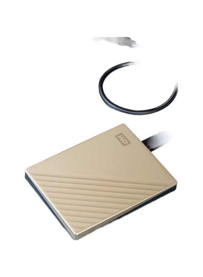 Western Digital Western Digital (Wd) 2Tb Portable Hard Drive, Type-C Ultra Series, 2.5-Inch, Gold, Mechanical Hard Drive, Compatible With Phones, Laptops, External Storage, Compatible With Mac, Home Storage - Image 1