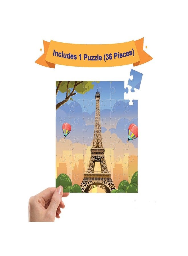 Mittimate Eiffel Tower Jigsaw Puzzle Game for Kids Age 4 to 6 Old I 36 Pieces Puzzle Toy I Birthday Gift for Children - Image 4