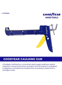 GOODYEAR Goodyear Metal Caulking Gun (Blue and Yellow) (GY-10454)  - Image 2