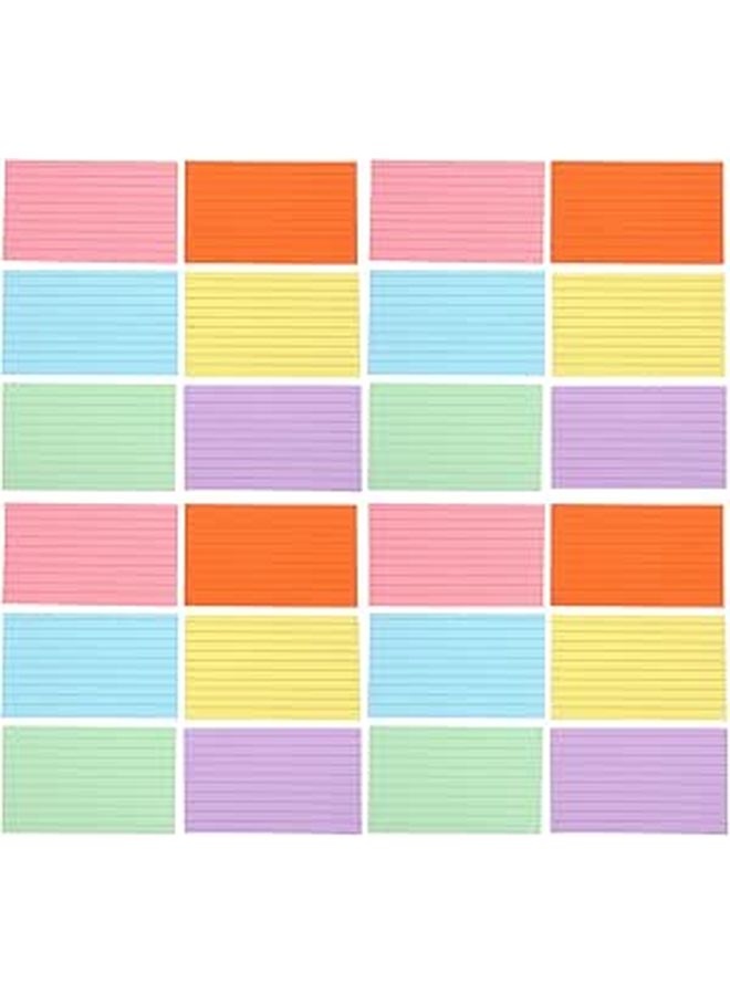 Double Sided Ruled Index Cards 300 Pack 3x5 Inches Tabbed Note Card for Study Organization School Supplies - Image 1