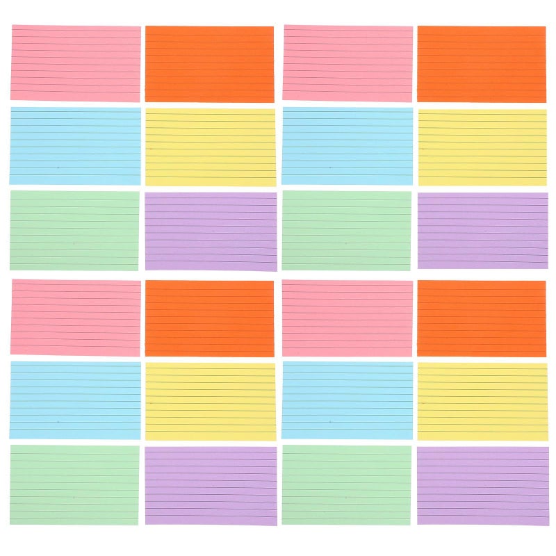 Double Sided Ruled Index Cards 300 Pack 3x5 Inches Tabbed Note Card for Study Organization School Supplies - Image 2