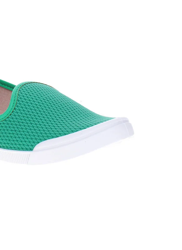 موليكا Moleca Ladies Closed/Flat Shoes Green | Made In Brazil